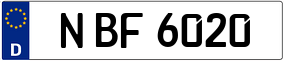 Truck License Plate